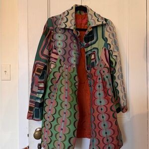 Desigual Signature Colorful Patterned Women's Coat